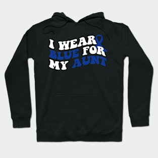 I wear blue for my sister Colon Cancer Hoodie